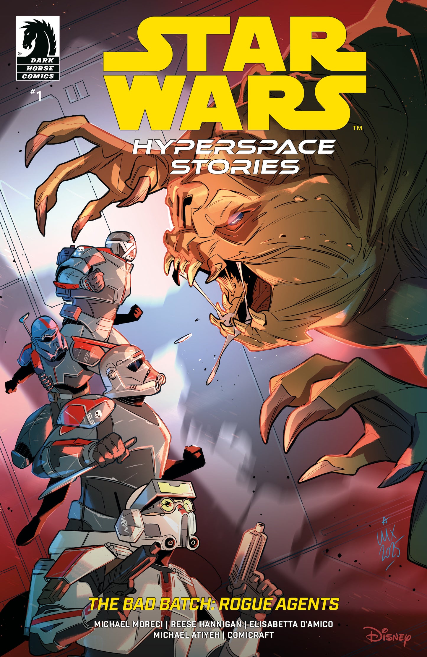 Star Wars: Hyperspace Stories: The Bad Batch  Rogue Agents #1 (Cover A) (Valeria Favoccia)